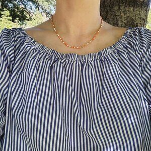 Sunshine Seed Bead Necklace Stack (set of 3)